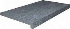 Керама Марацци Ступень клеёная тип L Роверелла серый тёмный серый 