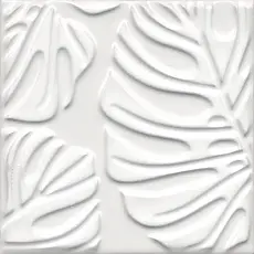 Керамическая плитка Декор kerama marazzi kmd2sfc001bn Агдаль 2 белый матовый структура 15x15