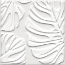 Керамическая плитка Декор kerama marazzi kmd2sfc001bn Агдаль 2 белый матовый структура 15x15