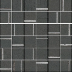 Керамическая плитка Декор kerama marazzi sg640520\mm Гварди 2 мозаичный антрацит матовый обрезной 30x30