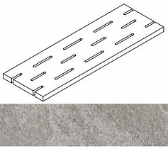Италон РОК РЕШЁТКА 20X60 серый для улицы для крыльца