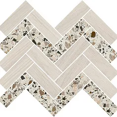 Керамическая плитка Декор kerama marazzi t042\sg5113 Монтиони мозаичный миндальный 34x35.5