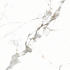 Керамогранит Креанза cz-cr03-b Галакси/ galaxy Статуарио Карвинг Белый 80x160