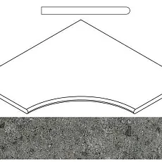 Керамогранит ГРЭЙ БОРТИК 60x60 УГЛ.ЗАКР.30 60x60