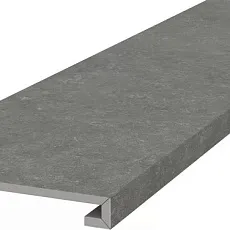 Ступени kerama marazzi km6012g0161rgcf фронтальная клееная Касабланка hp серый темный матовый обрезной 33x119.5