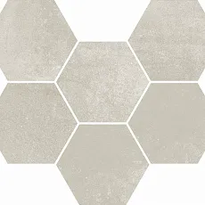 Мозаика coliseumgres Экспо Уайт Гексагон 620110000172 белый 25x29