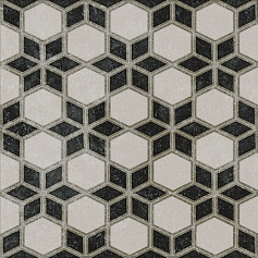 Керама Марацци Декор Фреджио 4 черно-белый чёрный 