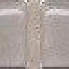 Керамическая плитка Карандаш Бисер серый матовый 1,4x20