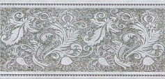 Geotiles Cenefa Gris серый 