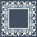 Керамическая плитка Декор Алмаш синий 9,8x9,8