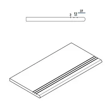 Ступени orobico gradino round grip 30x60 30x60