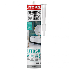 Силиконовый герметик-затирка Литокол Litosil (серый)