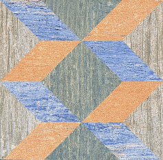 Керама Марацци Вставка Колор Вуд микс AD\A393\TU6001 серый для офиса, для гостиной, для прихожей