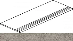 Италон Ступень Италон Discover Grey Gradino 30x120 натуральный серый 