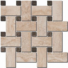 Керама Марацци Декор Амбуаз беж светлый мозаичный бежевый для кухни, для ванной