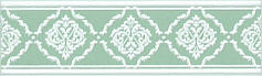 Керама Марацци Бордюр Петергоф зелёный STG\D562\6307 зеленый для ванной