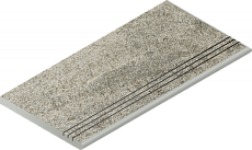 Ступени Нордика Сильвер закругленная грип правая 620040000165 серый 30x60