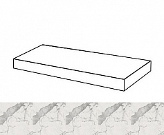 ColiseumGres Impero Marco Scalino Angolare Dx белый 