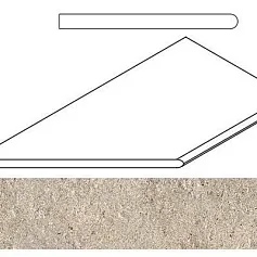 Керамогранит ДЕЗЕРТ БОРТИК 30x60 ЗАКРУГЛ.ЛЕВ 30x60
