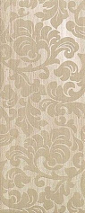 Атлас Конкорд Синуа Дамаск Крема 20х50 бежевый для гостиной для кухни для квартиры для ванной