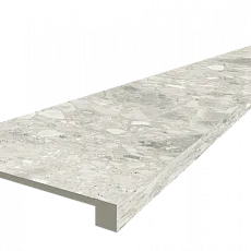 Ступени coliseumgres Брера/ brera Уайт Фронтальная 620070002482 Серый 33x120